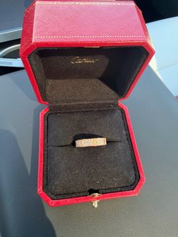 Cartier diamond love ring size 60