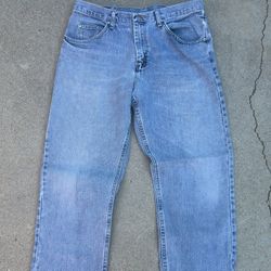 Wrangler Relaxed Fit Denim Jeans Light Wash 35x30