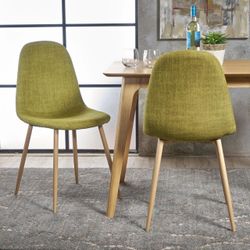 New set Of 2 Mid Century Modern Kitchen Dining chairs