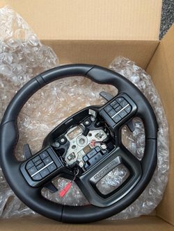 2021–2026 Gen 3 Ford F-150 Raptor OEM Leather Steering Wheel  $650