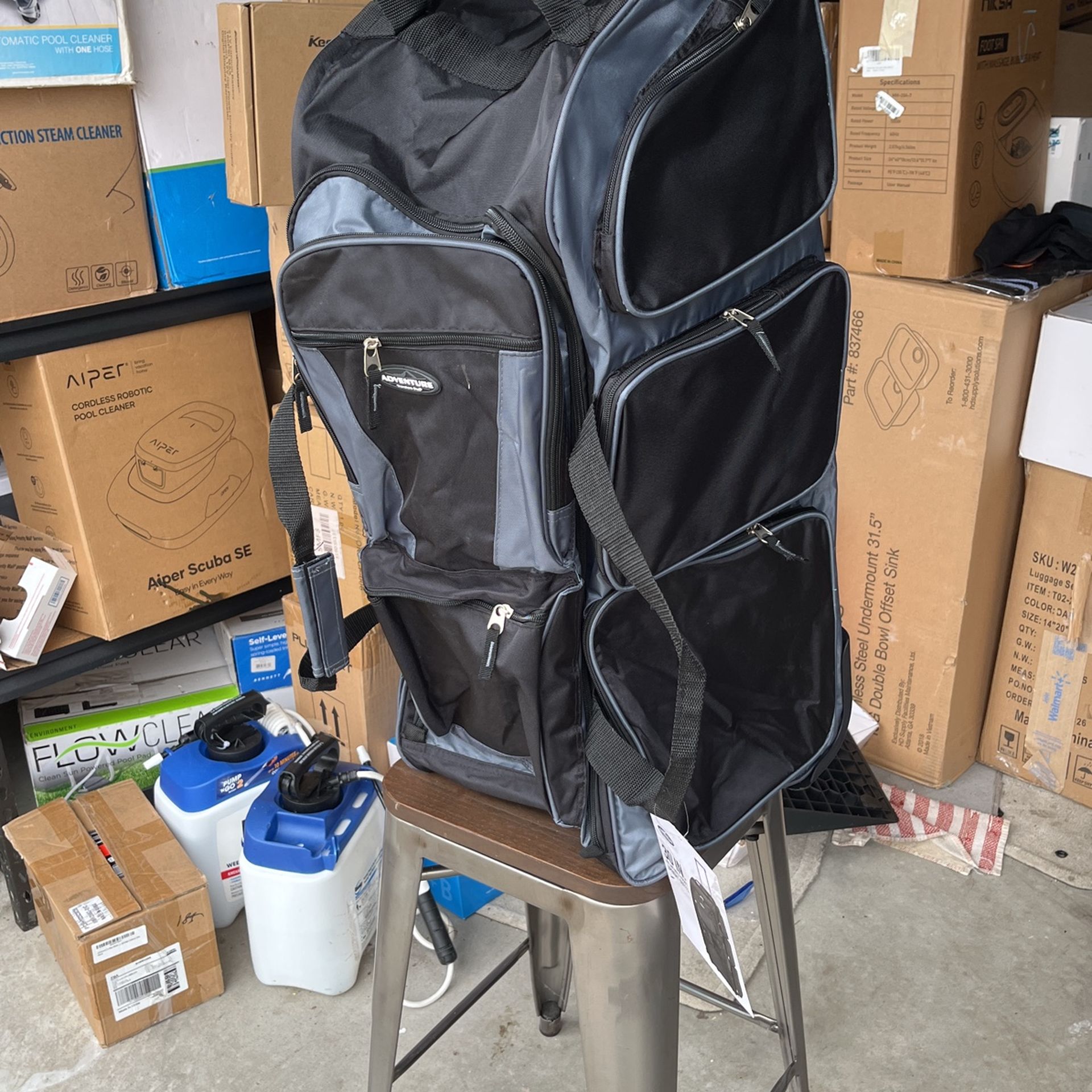 30" Large Rolling Wheel Tote Duffle Bag Travel Luggage Suitcase Handle Daypack