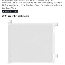 Retractable Baby Or Dog Gate 