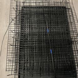 Large 45 X 37 X 54 Two Door Crate In Great Condition