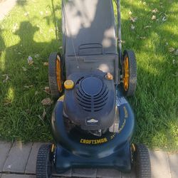 Nice craftsman lawnmower works like new  $75