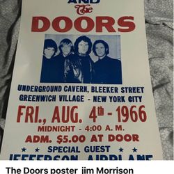 The Doors Jim Morrison Poster