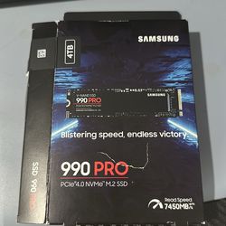 Samsung ssd 990 pro 4tb new open box