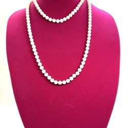 Vintage Pop Bead Necklace 2213