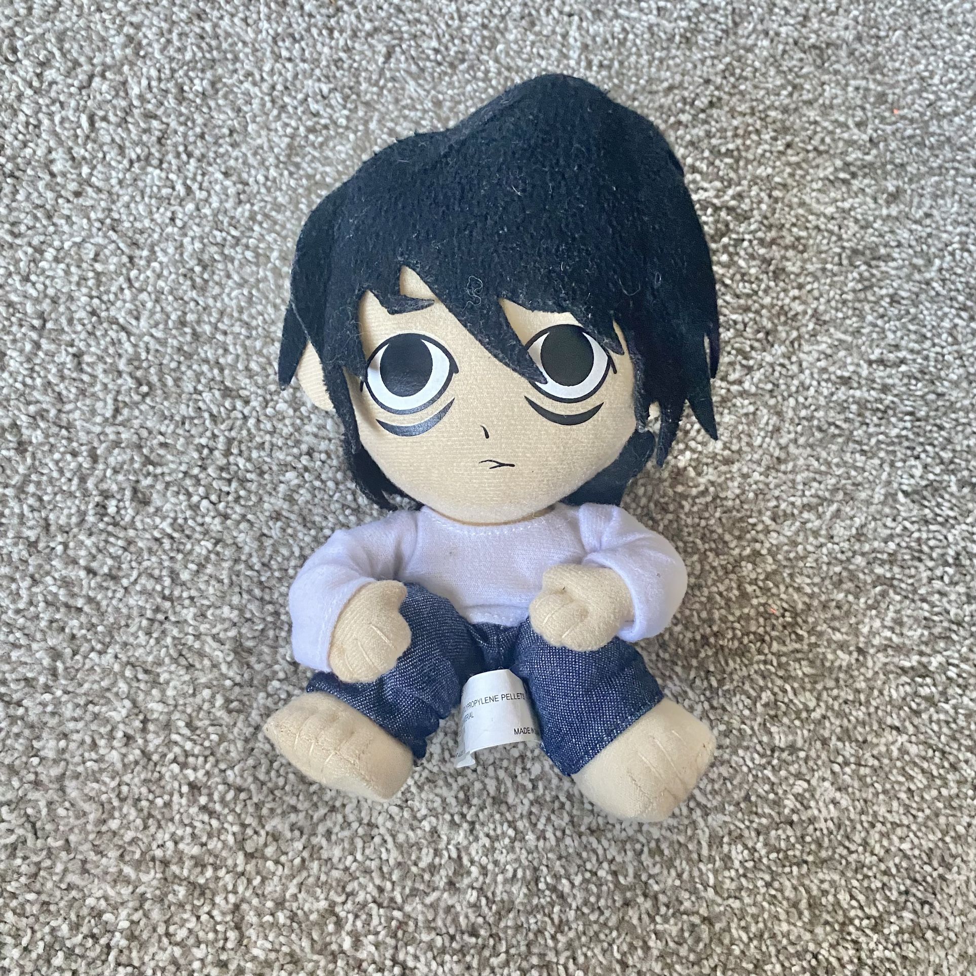 Shonen Jump Death Note Anime “L” Plush Toy Rare! Retired HTF!