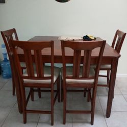 Tall Table AND  6 Chairs