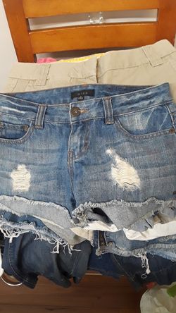 Denim Shorts all different sizes, come check us out, our thrift store has great items, we will be closing buisness soon, from $5.00 to $10
