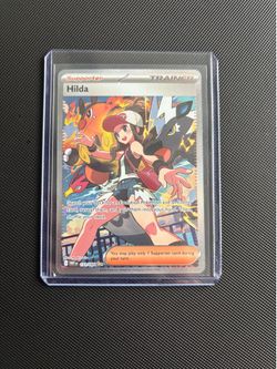 Pokemon Hilda Special Illustration Rare SIR Full Art Holo 171/086 White Flare