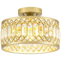 Crystal ceiling light