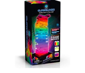 Glowsphere Glowblocks Light-Up Tumbling Tower Game
