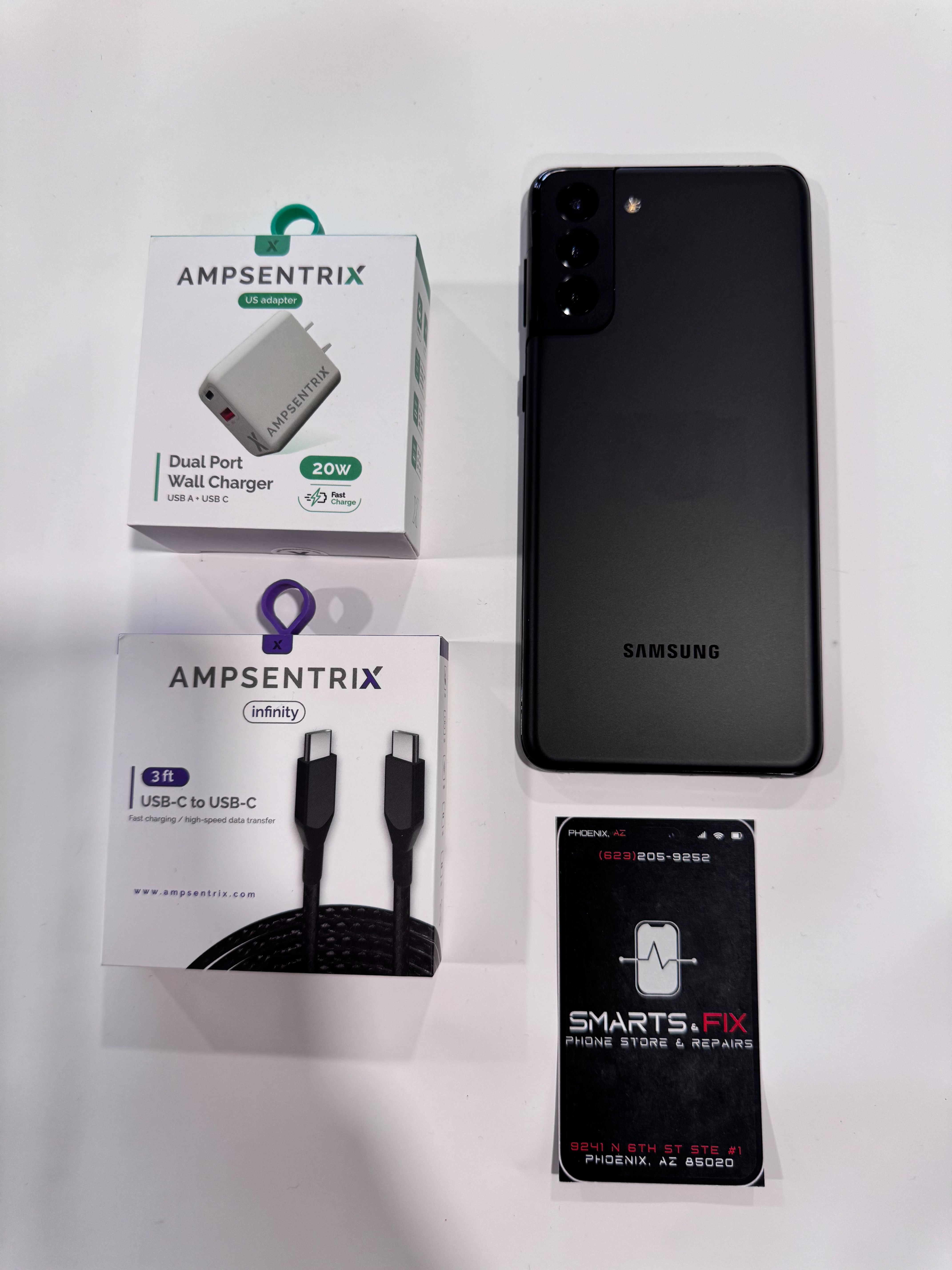 Samsung Galaxy S21 Plus 128 GB - Black (Unlocked) + Warranty