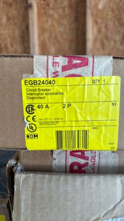 6 - Square D EGB24040 Circuit Breaker 40A 2-Pole