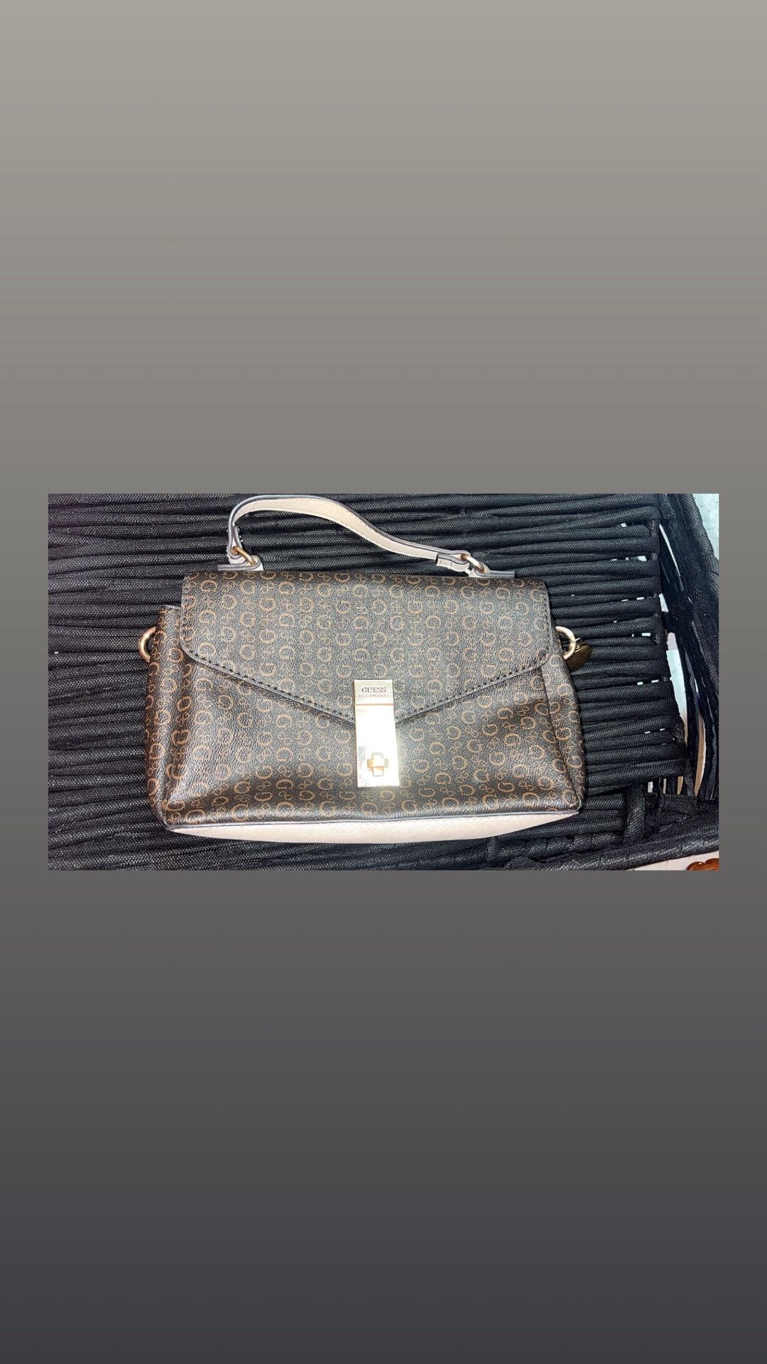 Guess Bethel Logo Top Handle Crossbody bag.