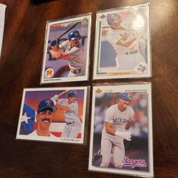 Juan Gonzalez Texas Rangers Baseball Cards Lot 
