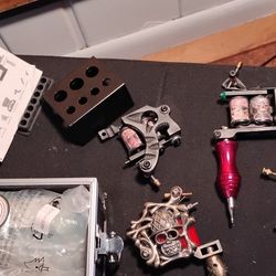 Tattoo Kit With 4 Guns