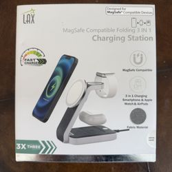 NEW MagSafe 3-in-1 Wireless Charging Station for iPhone, Apple Watch & AirPods