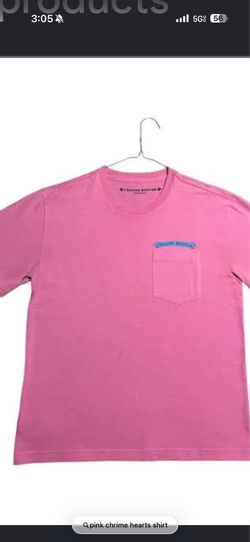 Chrome pink shirt medium or large