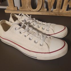 WHITE CONVERSE SHOES #9