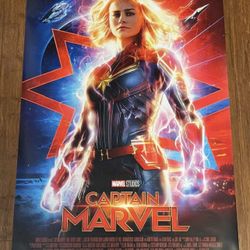 Disney CAPTAIN MARVEL Double-Sided Movie Theatre 27x40 Final Poster