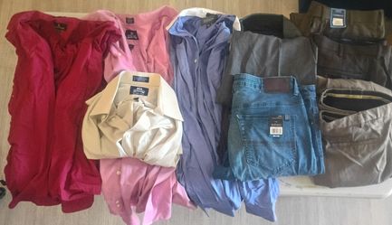Men's Clothing Bundle – Shirts, Jeans & Pants