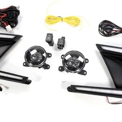 C-Shape Sequential Entire Front Fog Lights Kit CIVIC 2022-2025