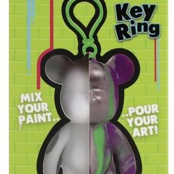 Drip Bear Keychain paint your bear brand new