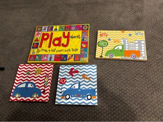 Canvas Decor for a playroom