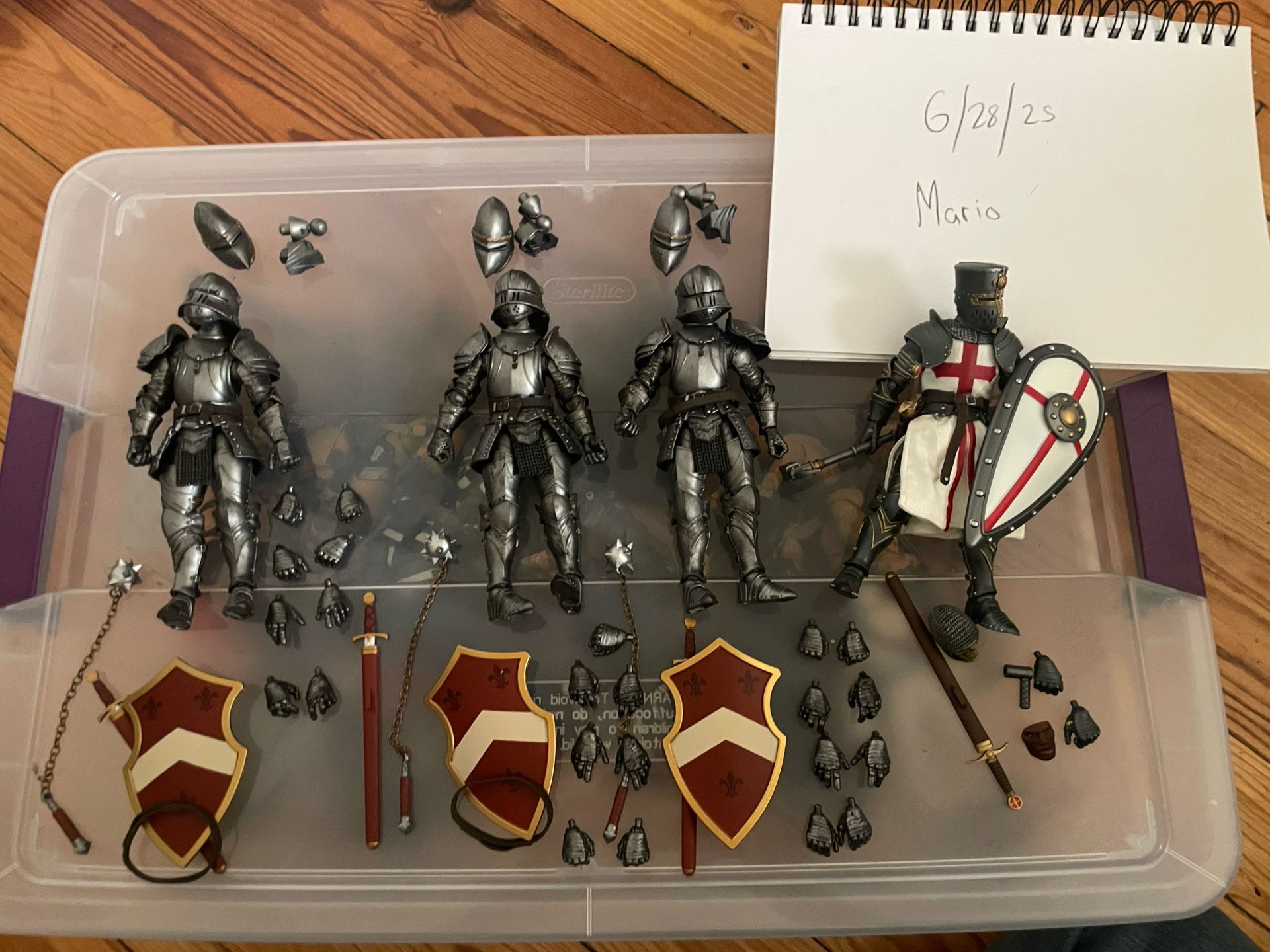 Mythic legions Valiant knight Action figure Lot