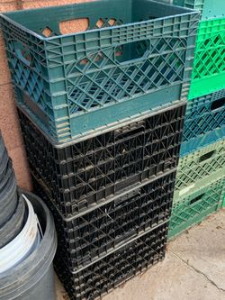 Plenty of options to choose from milk crates