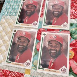 Ozzie Smith 4 1991 Upper Deck Baseball Cards Lot 