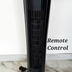 Tower Fan With Remote Control Like New Condition