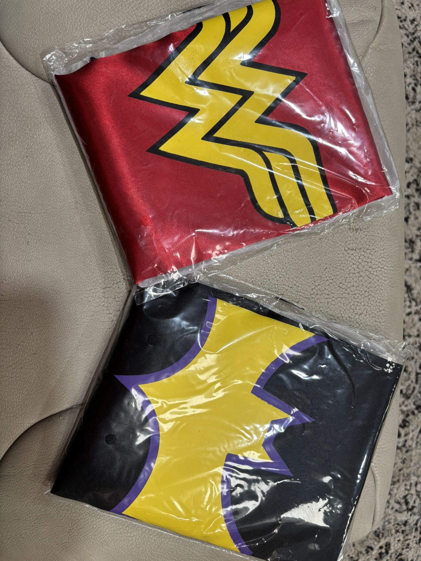 Batgirl And Wonder Woman Cape With Headwear