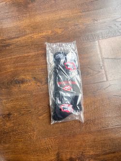 Black Chrome Heart Socks