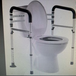 Toilet Safety Rails, NEW, Adjustable Frame, 300lb Max