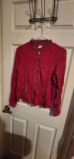 light weight 2 color zip up jacket