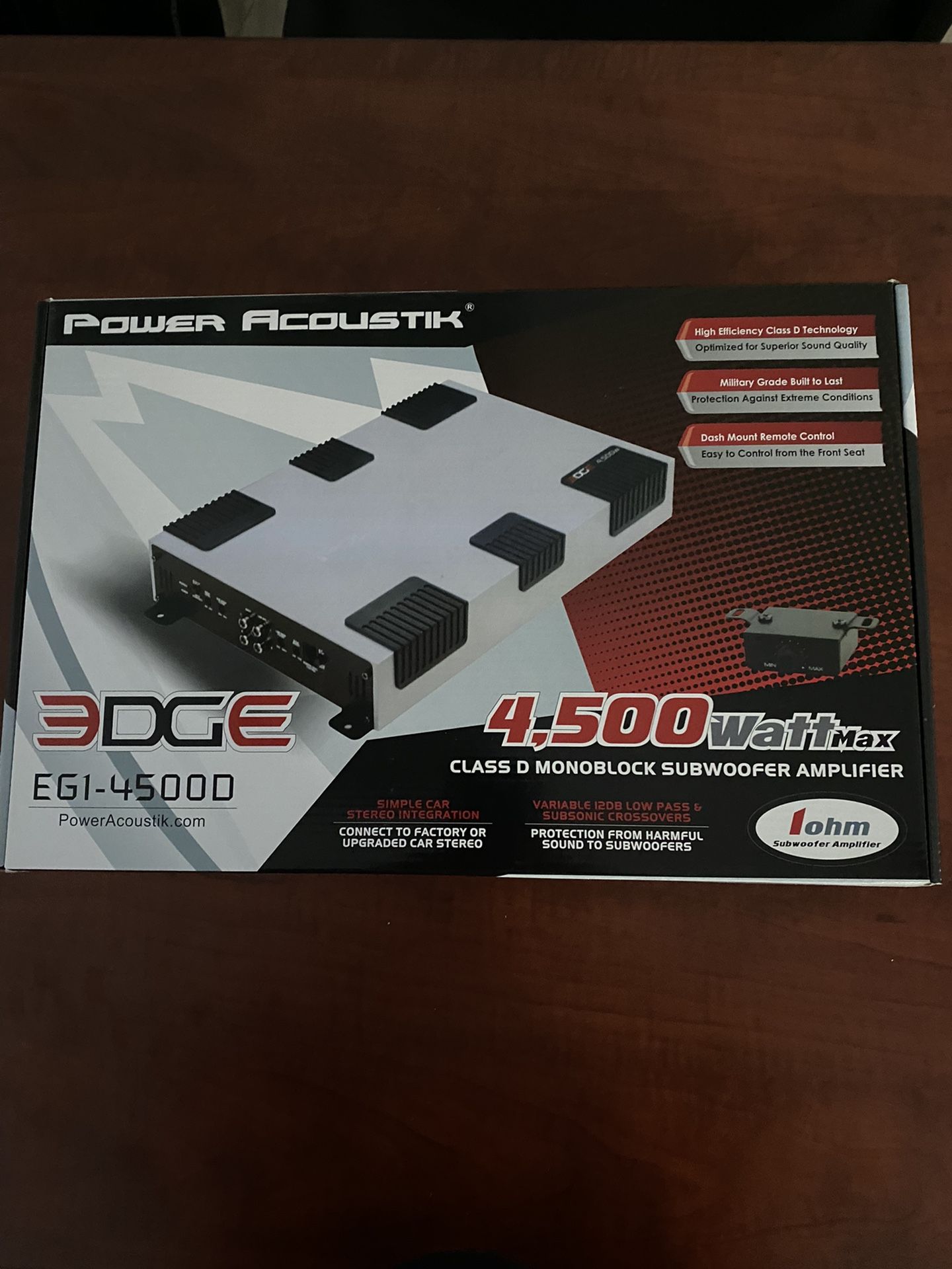 Power Acoustik 4500W Amp Monoblock Class D.