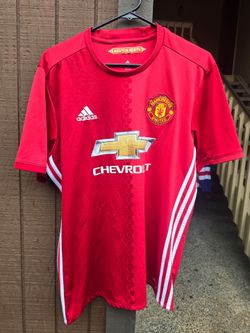 Manchester United 2016/2017 Adidas Home Football Shirt Jersey sz medium
