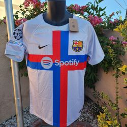 Barcelona Away Soccer Jersey 2023