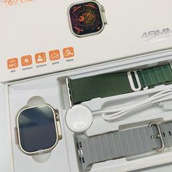 Smart Watch With 2 Bands And waterproof For $45
