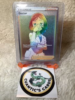 Full Art Holo Rainbow Trainer Doctor 214/198