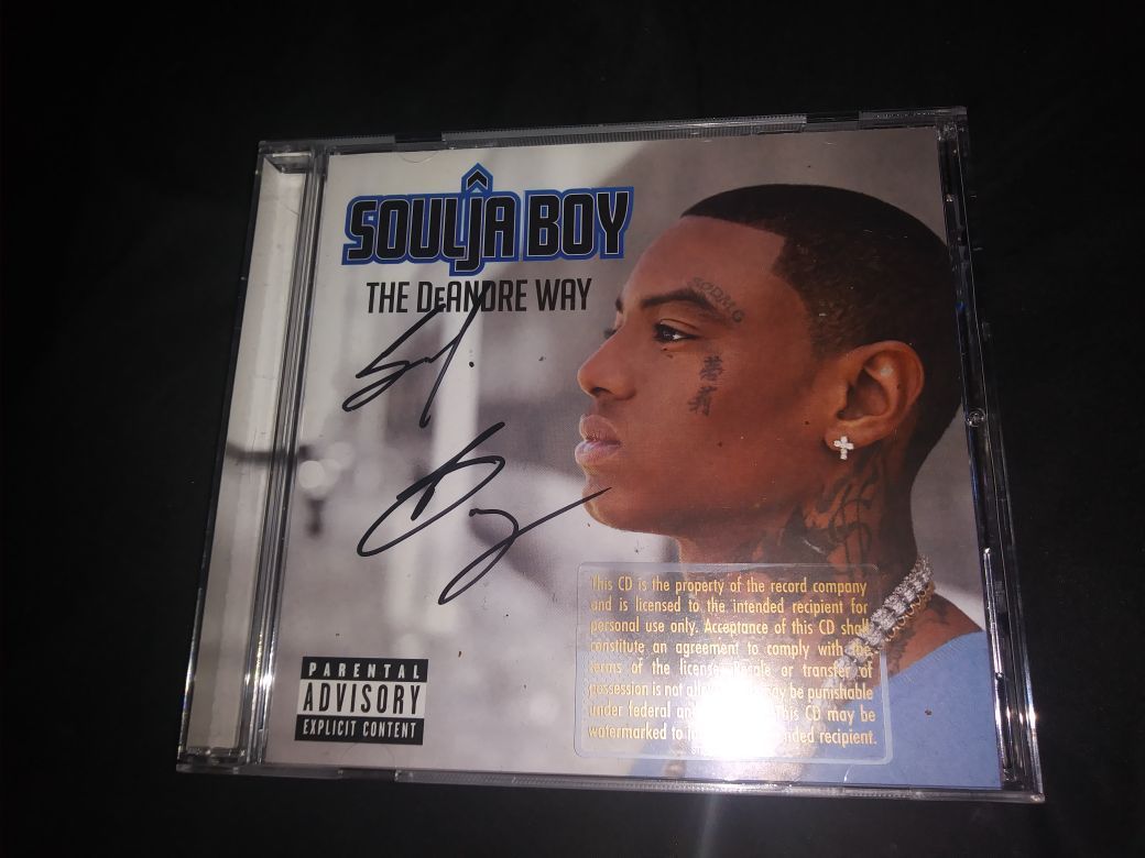 (It's Not $1) Autographed Soulja Boy CD