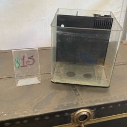 Small Glass Tank Aquarium $15