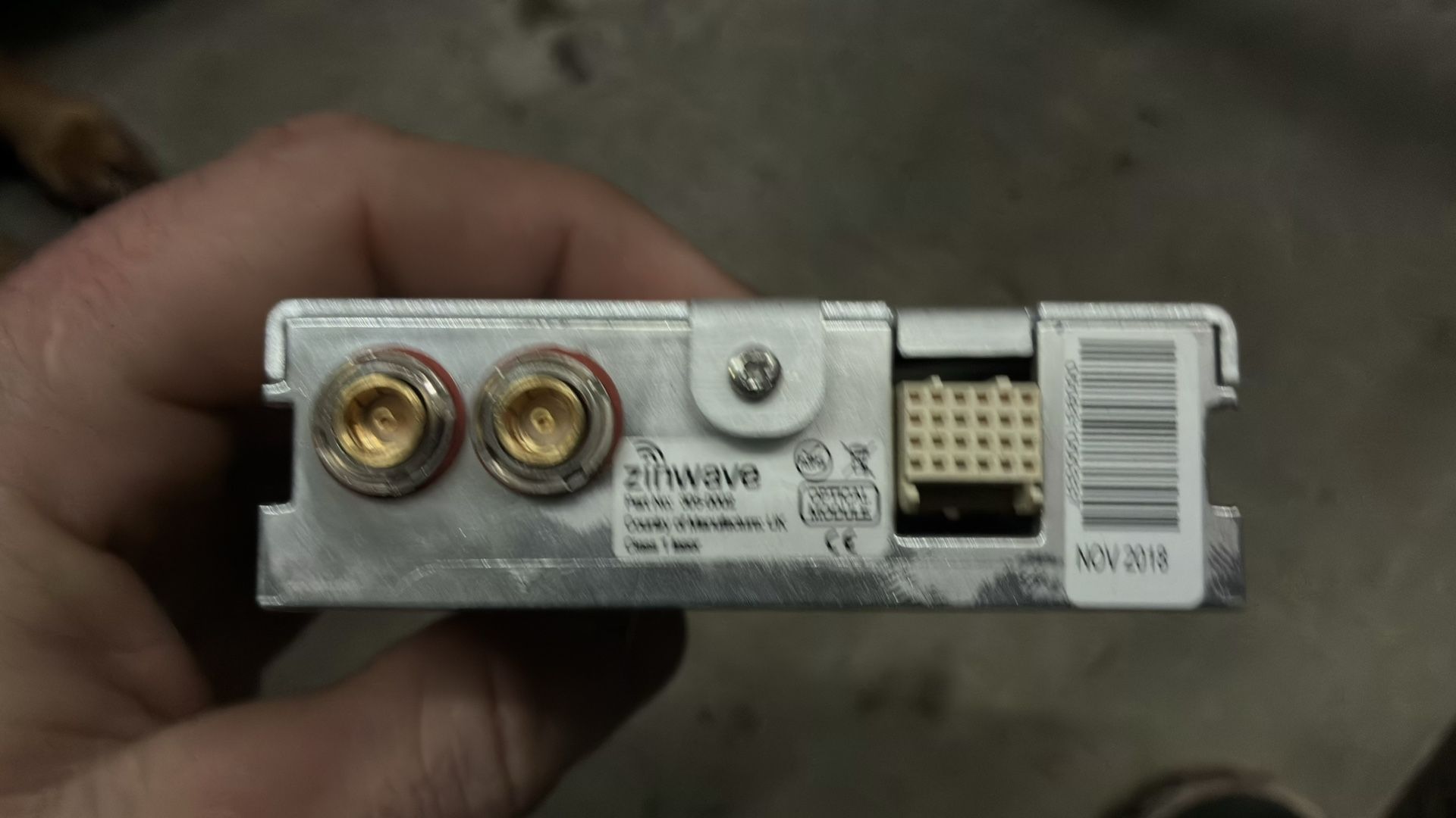 Zinwave Unitivity 5000 Optical Module Model (contact info removed)