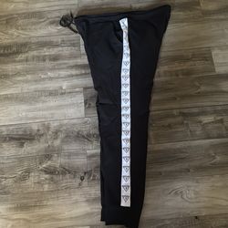 Guess Mens L Black Track Pants