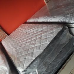 Plush twin size set $149.99 mattress and box spring only 