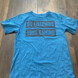 Boys Teal Blue Gaming Shirt Size 5/6 By Children’s Place #7