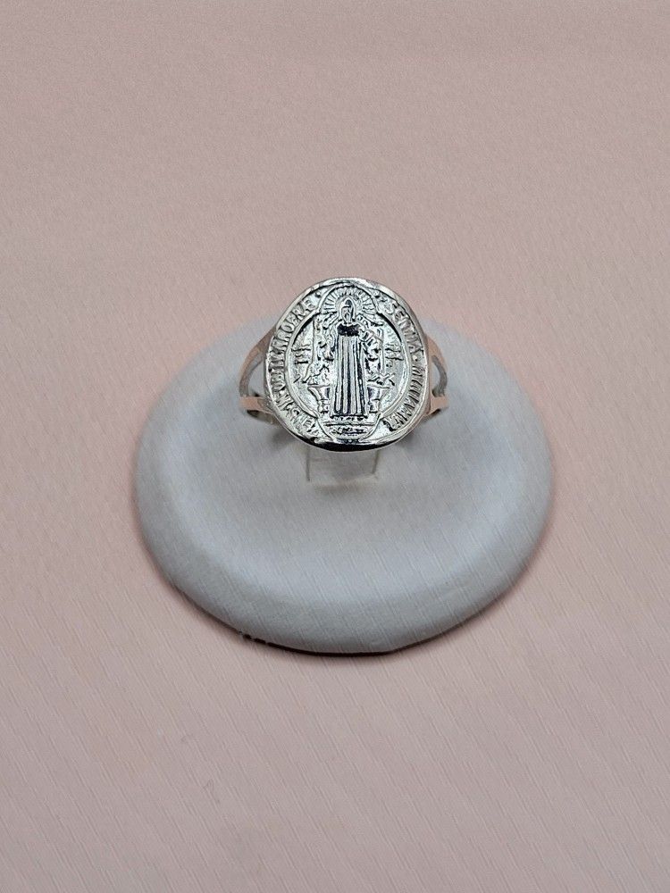 .925 Silver San Benito Ring Size 8